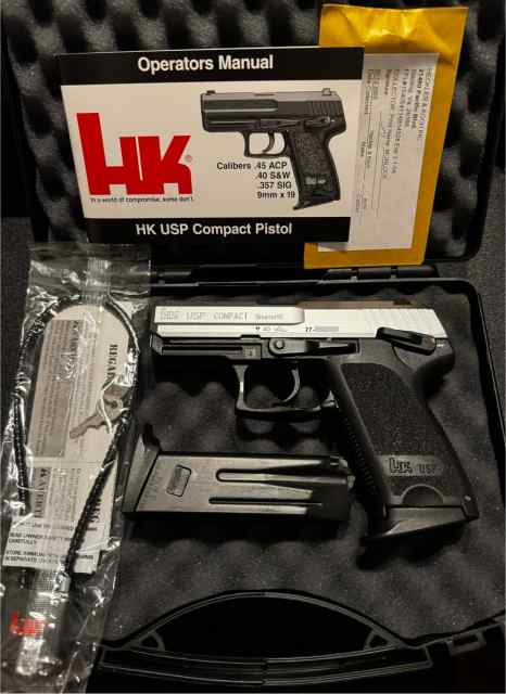 HK H&amp;K Heckler Koch USP Compact Stainless  Sig FN 