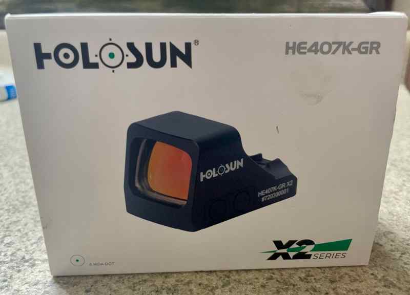 New in Box - Holosun pistol green dot