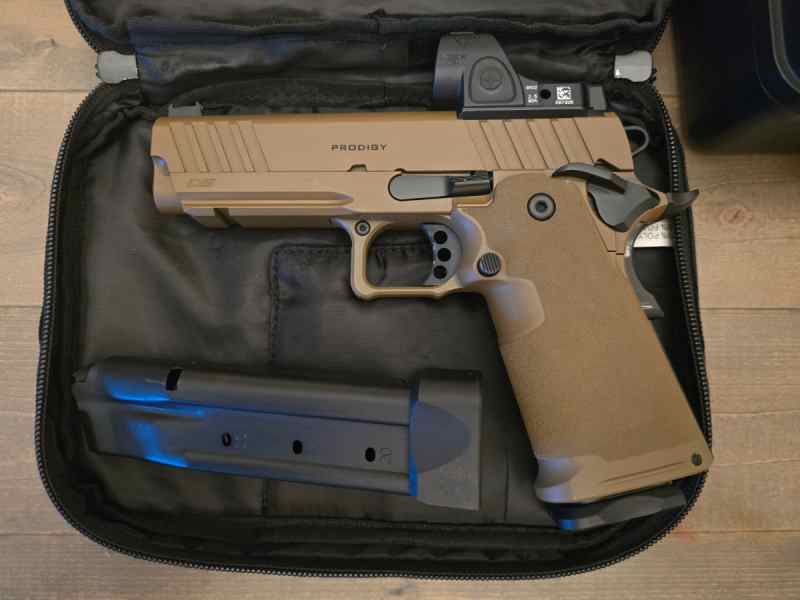 Springfield Prodigy  DS FDE 4.25, SRO ,2 MAG FSFT 