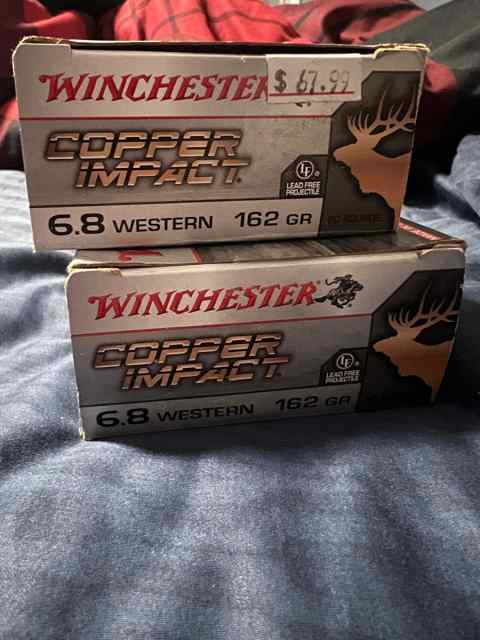 6.8 Western Copper impact 40 rounds (162gr)