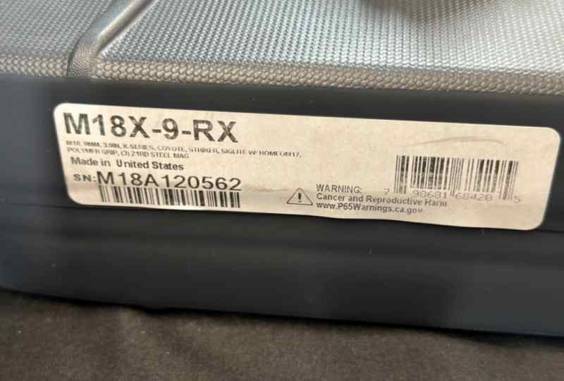 Sig M18X Sig Sauer M18x 9mm Coyote Sig-m18x 3.9&quot; M