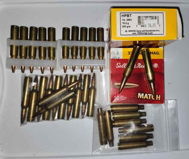 42 rds .338 lapua mag ammo