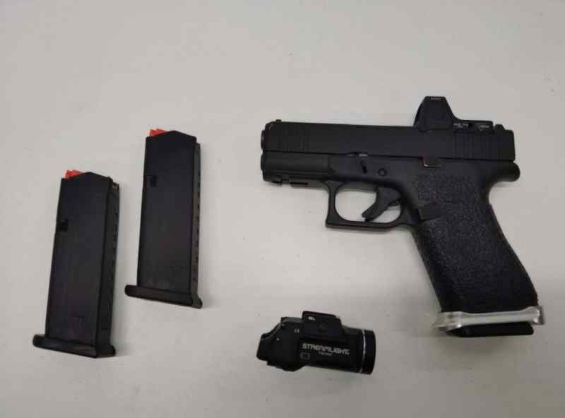 GLOCK 43X WITH TRIJICON &amp; STREAMLIGHT