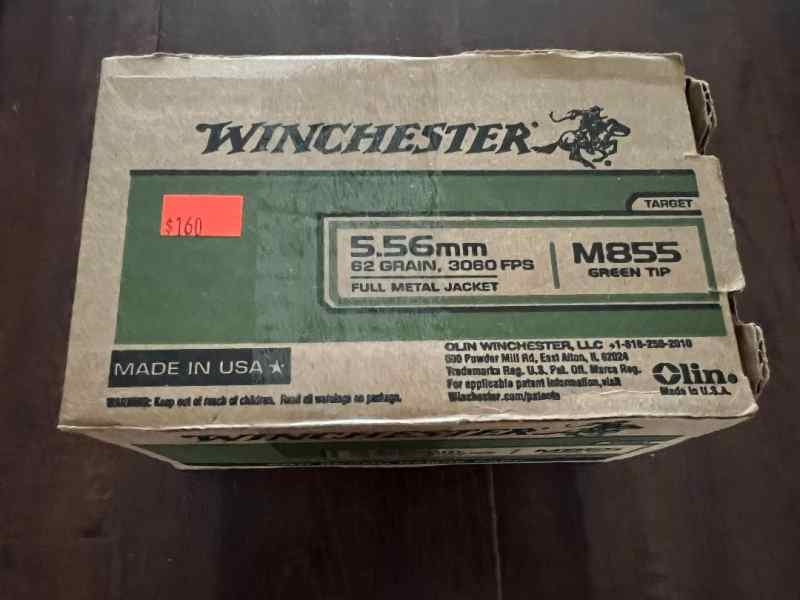 Winchester Federal 556 223 Brass, 7.62x39, and Mag