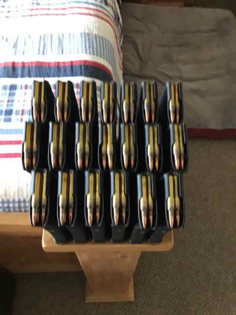 5.56 ammo, filled 30 round mags