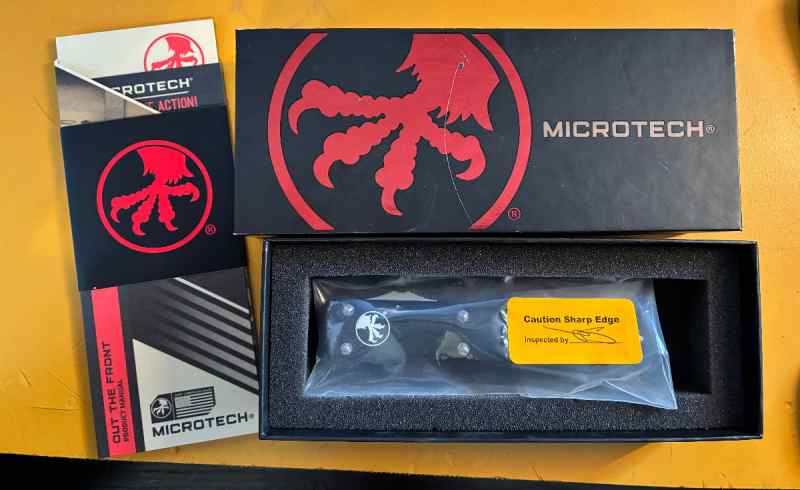 Microtech Ultratech D/E 122-4 OTF Knife