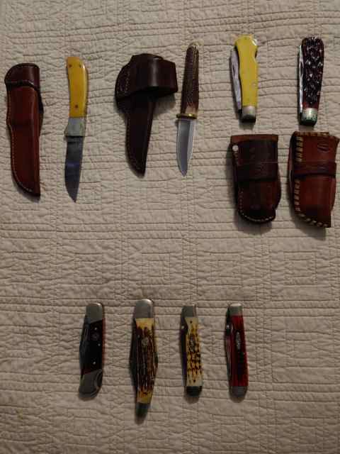 Knives for sale.