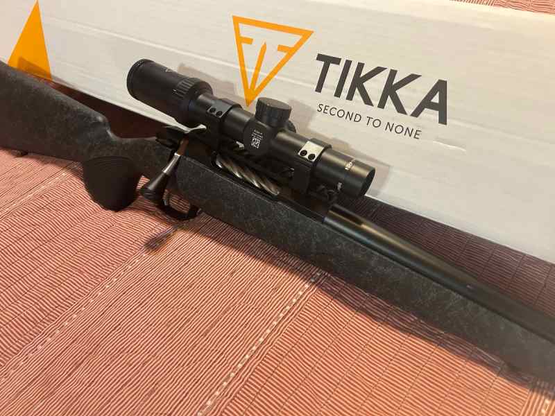 BNIB Tikka t3x roughtech ranch w/Trijicon scope 