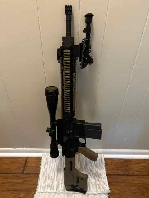 ARMALITE AR-10 with accessories 