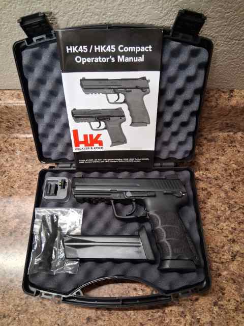 HK .45 V1 Semi-auto with Tritium Sights NEW IN BOX