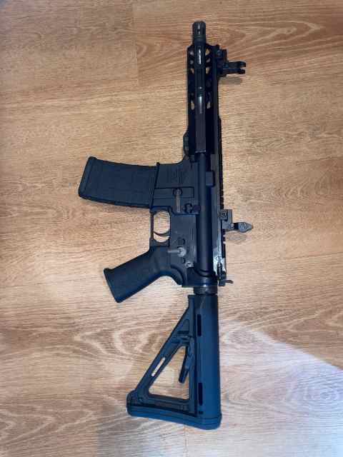 Ar15 pistol with upgrades