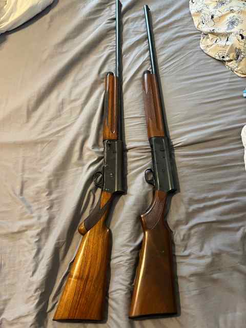 Browning A5 and Remington Model 11