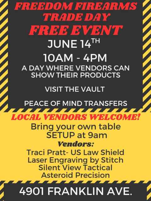 Traders day / vendor event!!