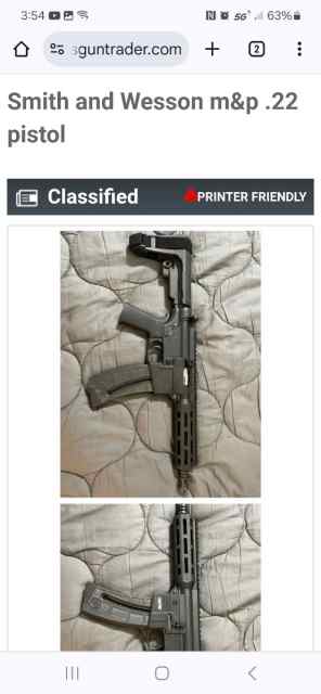 M&amp;p 15/22  22lr pistol price gouger