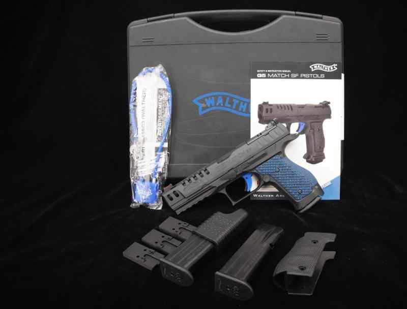 Walther Q5 Match SF 9mm 5.0&quot; +3 MAGS &amp; ORIG CASE