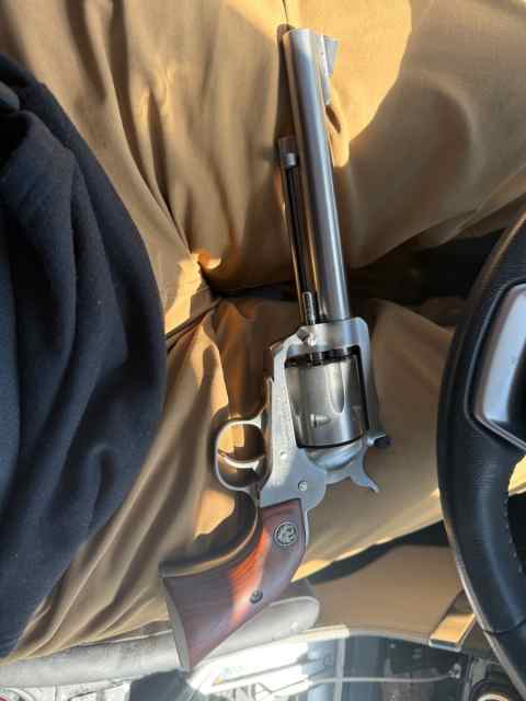 WTT/S Stainless Ruger Blackhawk 6.5” barrel  .357