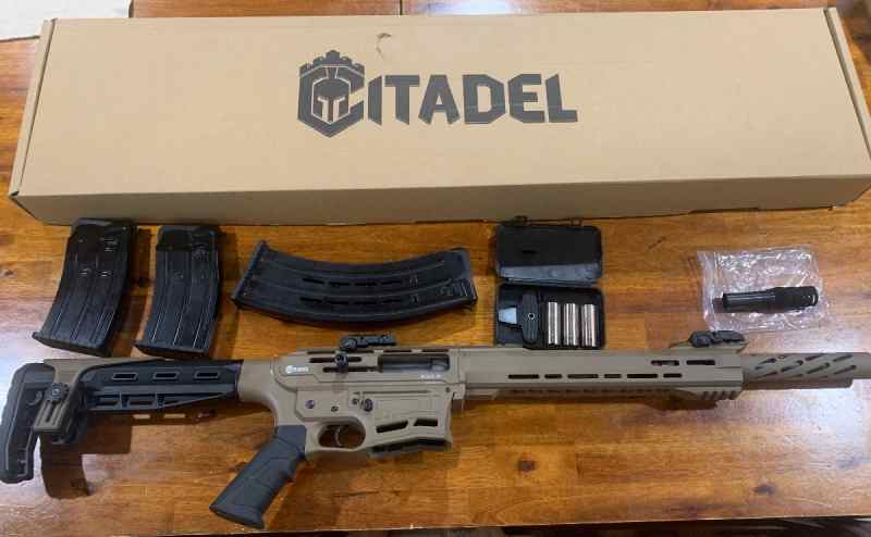 Like new Citadel BOSS-25 12 ga with 5 and 10rd mag