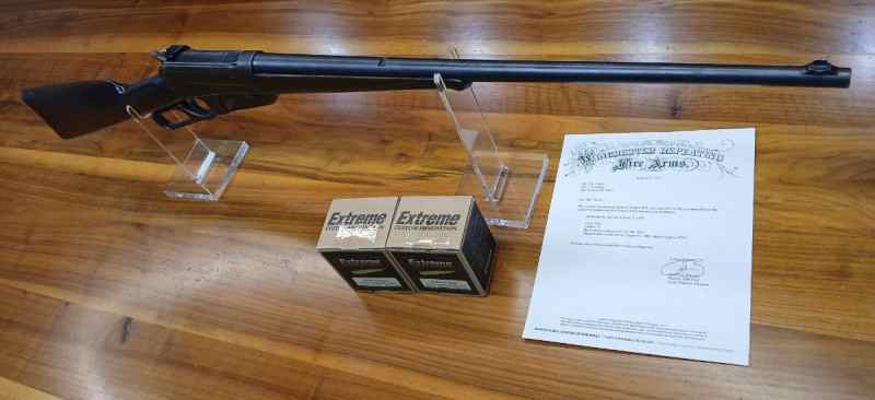 1905 Winchester Model 1895 w/Cody letter &amp; xtras