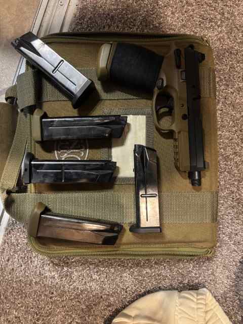 Fnx 45 tactical with 6 mags 