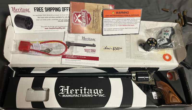 Heritage Rough Rider 22lr/22mag NEW 16”