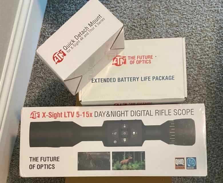 ATN X sight LTV 5-15x FS w/extras