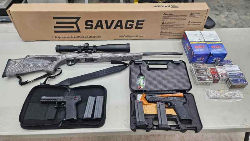 Big 22 Magnum Bundle (2 Pistols, 1 Rifle and Ammo)