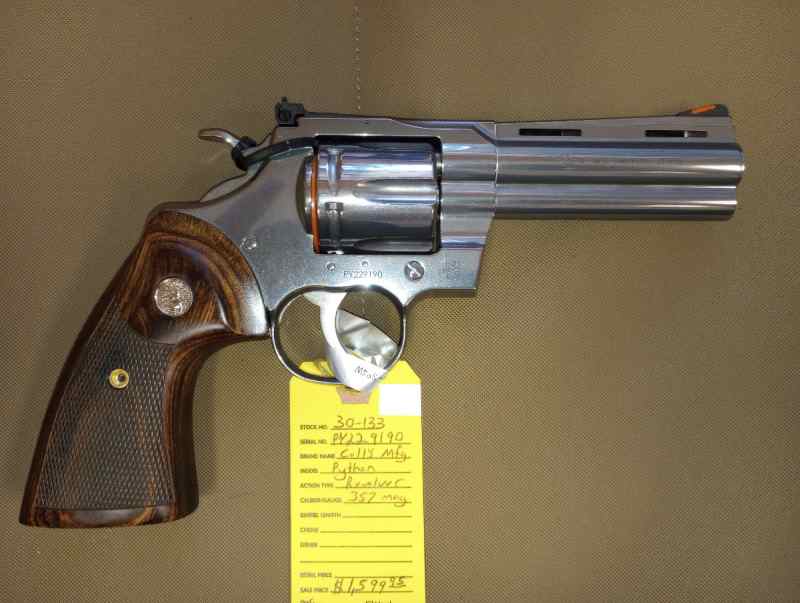 COLT PYTHON 357mag 4&quot;Bbl &quot;NEW IN BOX&quot;