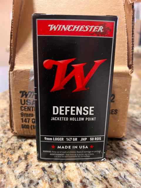 NIB 500 RDS Winchester 9mm 147gr HP