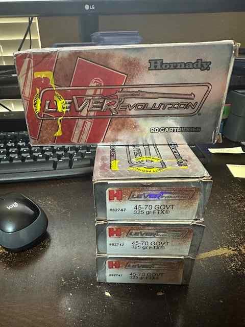 Hornady Lever Revolution 45-70, 325 Grain