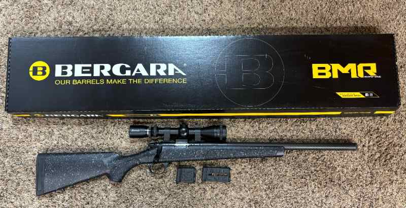 Bergara BMR Carbon 17HMR, Like new!