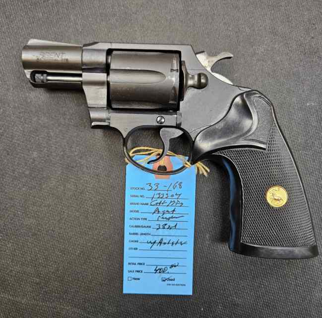 COLT AGENT 38 SPL. REVOLVER OLDER GEN. USED