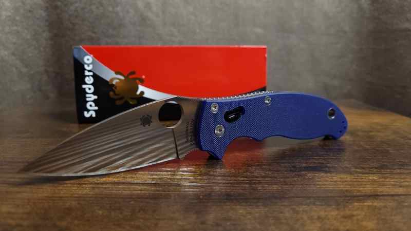 Spyderco Manix 2 S110V/Flytanium/Purple Tritium