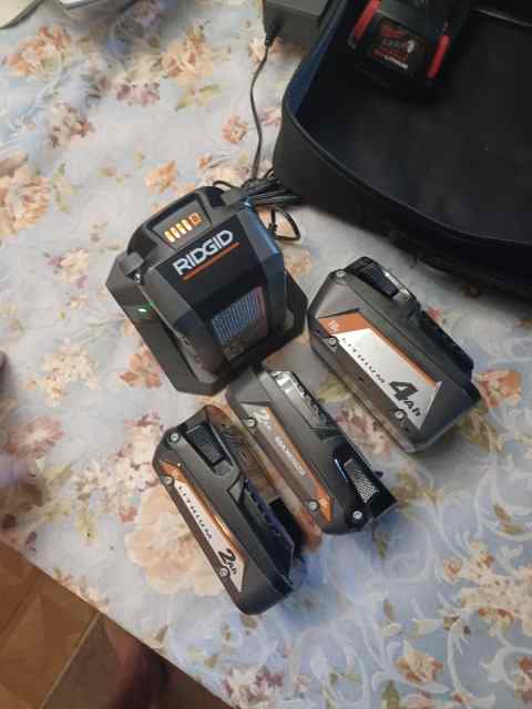 Ryobi &amp; Rigid batteries and chargers