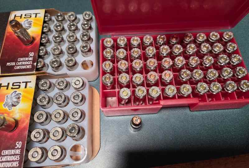 357 SIG JHP- Fed HST, Speer Gold Dot nickel case