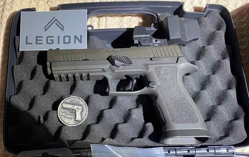 Sig P320 X5 Legion with extras
