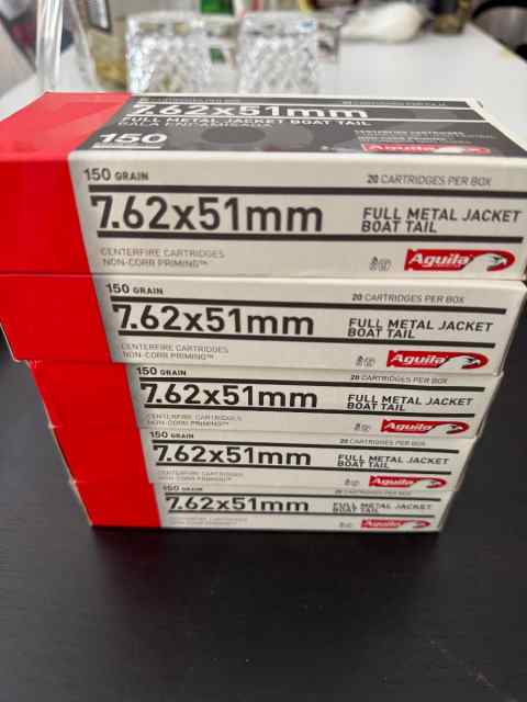 100rds Aguila 7.62x51mm // 308 