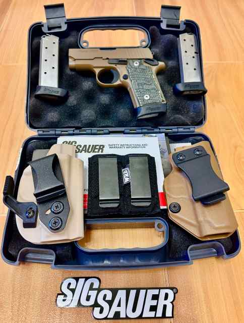 Sig Sauer P238 Scorpion with extras 