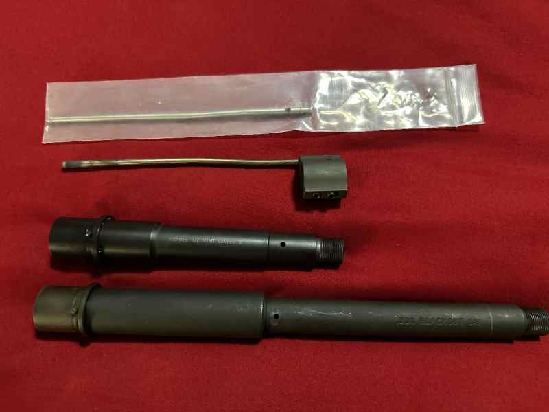 Two .300blk barrels and stuff