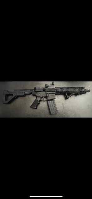 SBR Full Auto BB Gun with Firefield Red Dot