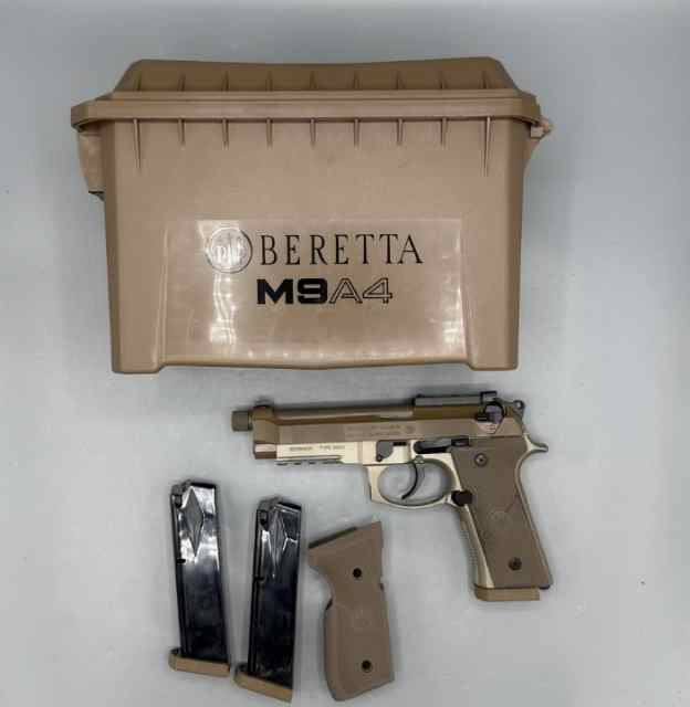 Beretta M9A4 9mm Pistol FDE Optics Ready