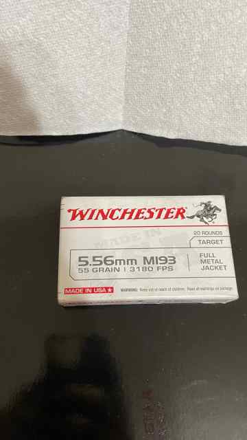 Winchester 5.56 ammo