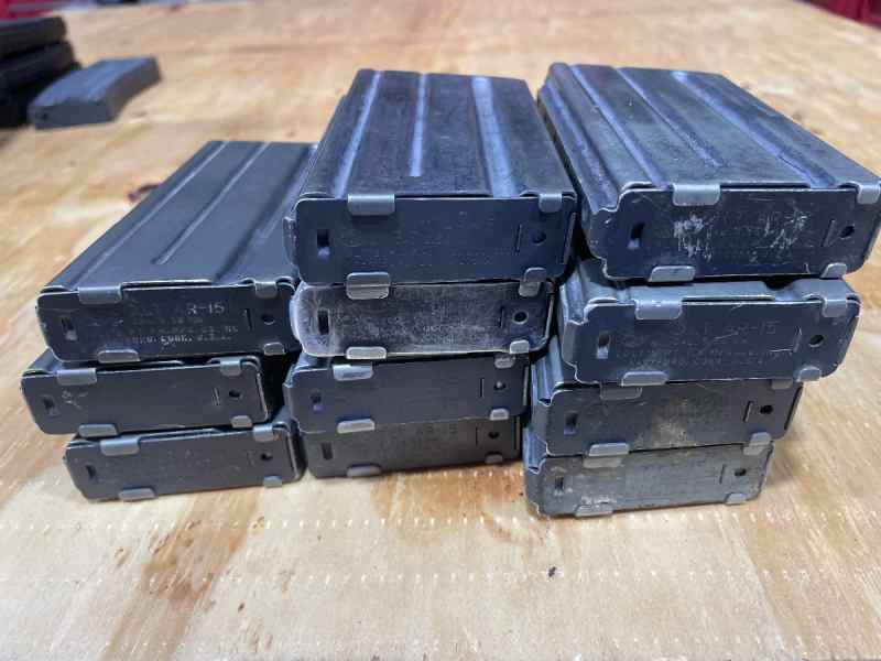 Colt 20 round mags.  Marked 5.56mm Collectible 