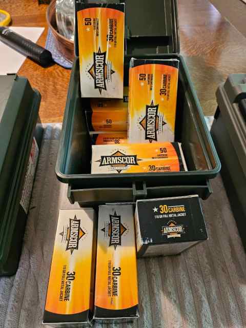 30 M1 Carbine Ammo  500 Rounds
