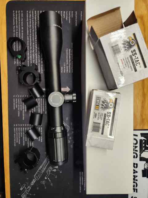 SWFA SS 16x42 Scope with extras