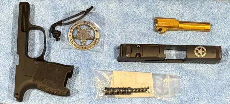 Sig P365 Slide, Barrel, Guide Rod, Grip Module