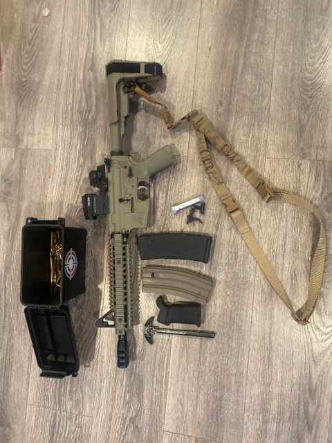 WTT 10.5 556 ar pistol w super safety frt 