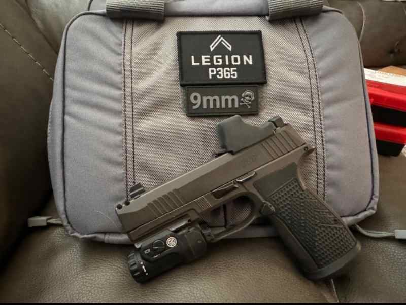 Sig Sauer P365 AXG Legion 9mm w/ EXTRAS!!!