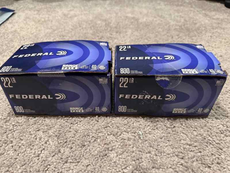 Federal 22LR range ammo