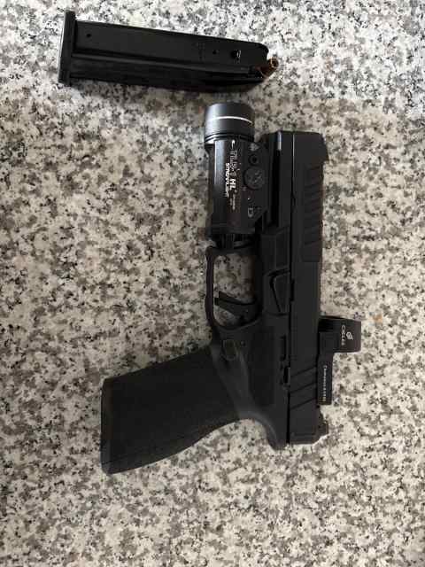 Full size Springfield echelon with optic and light