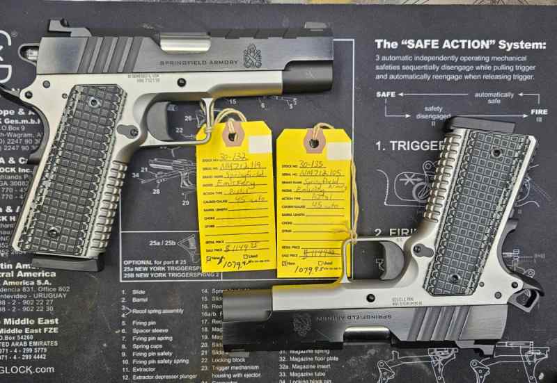 SPRINGFIELD EMISSARY 1911 45ACP "SALE" NIB